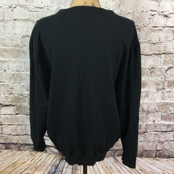 GREG NORMAN Black Long Sleeve Sweater Men Size XL - Picture 3 of 12